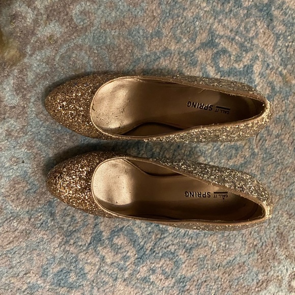 Call It Spring Shoes - Rose/gold sequence ombré